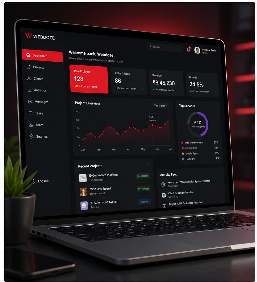 Webdoze Dashboard